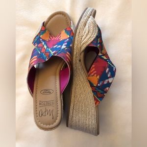 Wedge slide sandals by IMPO